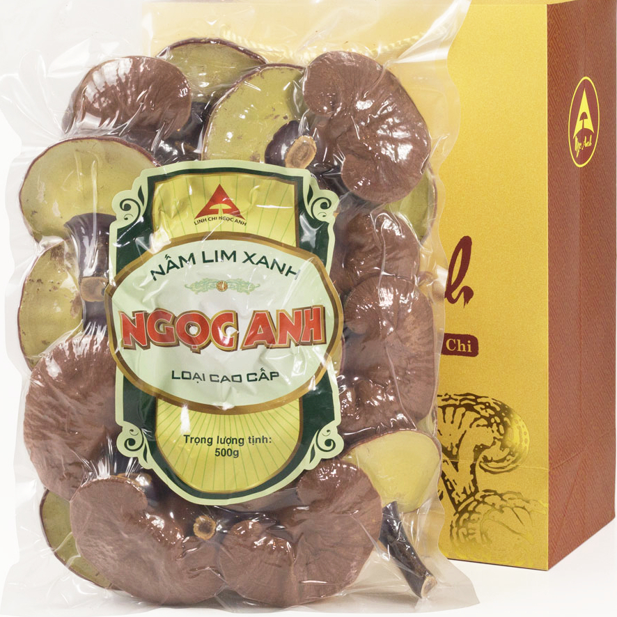 Nấm Lim Xanh Ngọc Anh: Dược Tính 72.47% - Giá 3 Loại Tốt Nhất 6 nấm lim xanh cao cấp nguyên tai 500g